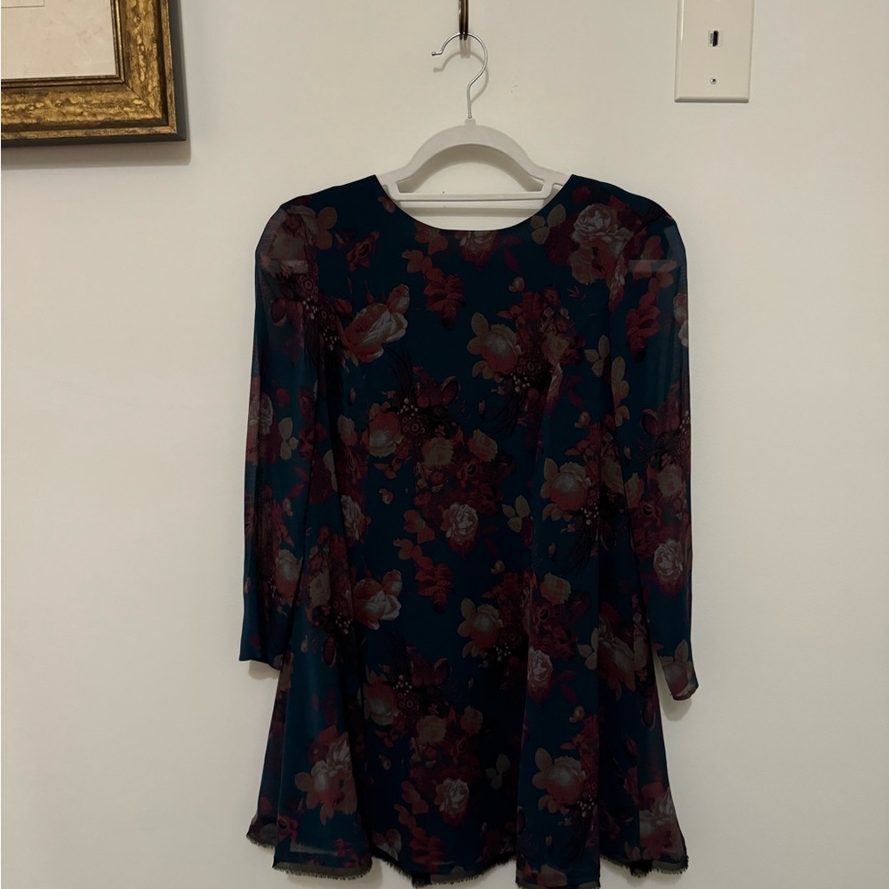 Kimchi Blue Short Tunic Floral Dress